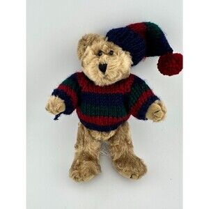 Vintage 1996 Chrisha Playful Plush 8" Teddy Bear w/Sweater Stuffed Animal Toys
